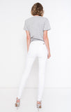 Antonia Skinny High Rise Jeans in White