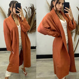 Come On Over Cardi in Terracotta