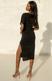 Moxie Knit Dress in Black