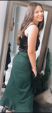 Under The Mistletoe Skirt in Emerald
