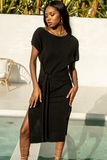 Moxie Knit Dress in Black