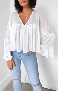 Lucia Top in Off White