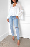 Lucia Top in Off White