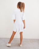 Alia Dress in White