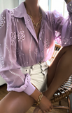Knowles Blouse in Lilac