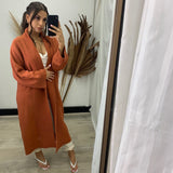 Come On Over Cardi in Terracotta