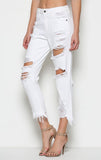 Tammy Boyfriend Jeans in White