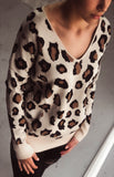 Full Speed Ahead Leopard Sweater