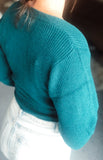 Golden Age Wrap Knit in Teal