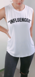 Influencer Tank in White