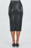 Idolize Faux Leather Skirt