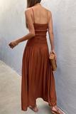 Jordan Midi Dress in Copper